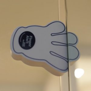 Klemmschutz Türstopper Hand