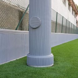 Muur- Paalbeschermer, Muur- Paalbescherming Kind Sport School Säulen- und Wandschutz
