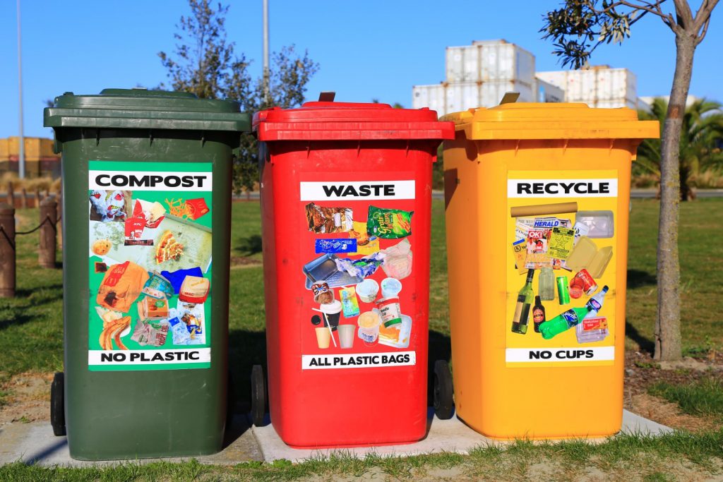 waste bins 