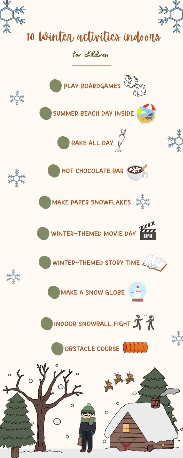 10 Winter activities to do indoors for children - ARTE VIVA