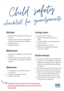 Checklist: child safety for grandparents
